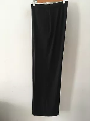 M&S  Classic Smart Black Straight Leg Trousers   Size 14  Office / Workwear • £12.99