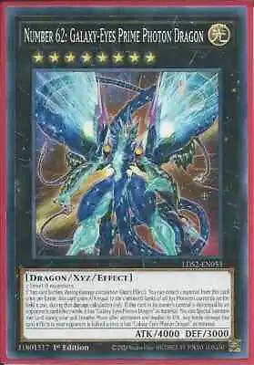 Yugioh - Number 62: Galaxy-Eyes Prime Photon Dragon  - 1st Edition Card • $4.95