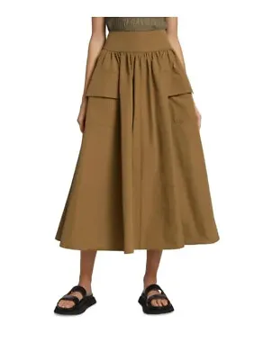 $225 • Buy Staud Irises Skirt Mocha NWT Sz 10 $395