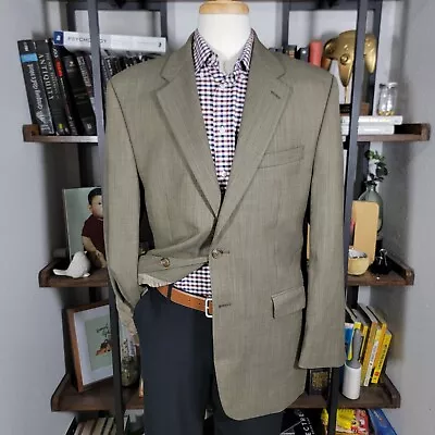 Lauren Ralph Lauren Men's Sport Coat Blazer Two Button Olive Green Wool Size 42L • $60