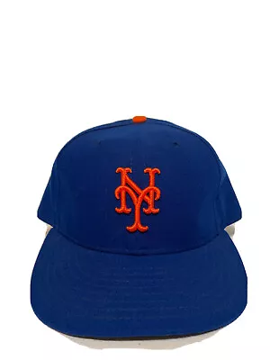 Vintage New Era New York Mets Fiited Hat Size 7 3/8 100% Polyester • $14.95