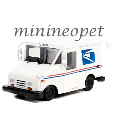 Greenlight Usps Long Lift Postal Delivery Truck Llv 1/18 Diecast White 13570 • $55.90