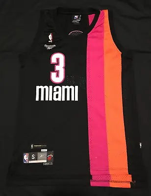 OG 2006 Miami Heat  Dwyane Wade Floridians Reebok Swingman Authentics Jersey S • $149