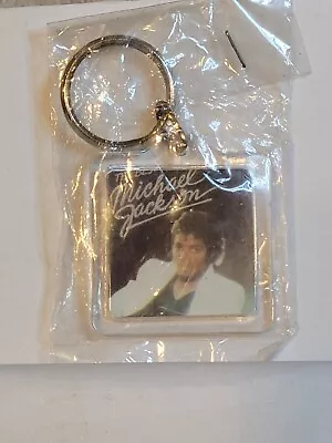 Vinatge Michael Jackson Thriller Keychain In Original Bag • $10