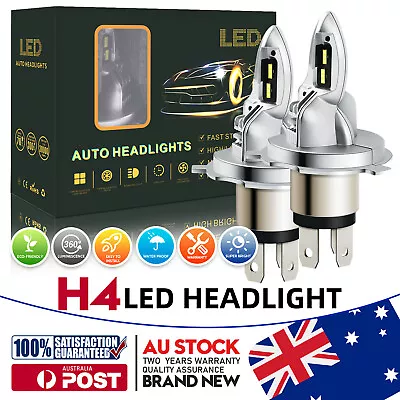 LED Headlight   Kit For Toyota Hilux KUN26 Ute 3.0 D-4D 4WD 2006-2015 • $53.89
