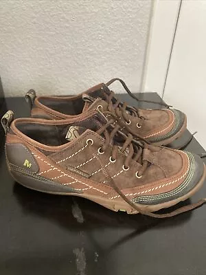 Merrell Mimosa Lace Cocoa Hiking Trail Shoes J68164 Women's Size 7.5 • $16