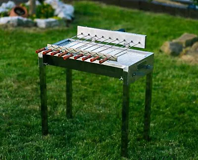 £154.99 • Buy Maxking Cypriot Stainless Steel Rotisserie Charcoal BBQ With Lid