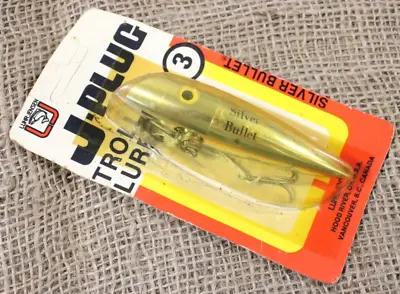 Luhr Jensen J Plug Trolling Lure #3 Silver Bullet Crankbait Salmon Tackle NOS • $14.95