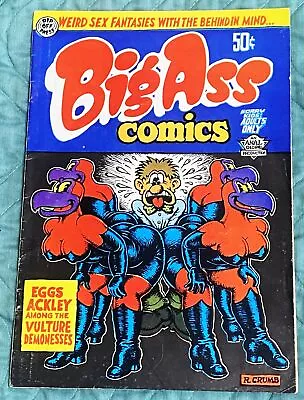 R Crumb / BIG ASS COMICS #1 1969 • $25.50