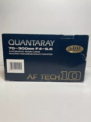 Quantaray Tech10 AF 70-300mm F4-5.6 Zoom Lens Minolta AF Mt New Yashikor Lenses • $34.99