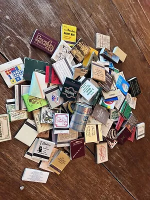 Lot Of Over 100 Vintage MATCHBOOK BOX MATCHES New & Used RESTAURANT Pub Dining • $5.50