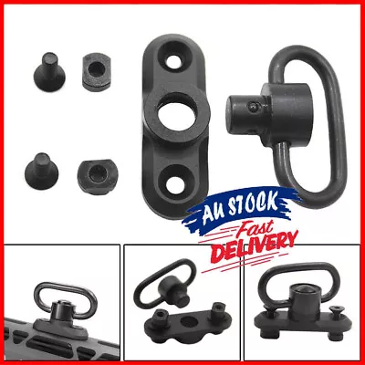 M-LOK MLOK Standard QD Sling Swivel Adapter Rail Mount Push Button Tool Kits AU • $19.69