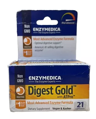 Enzymedica Digest Gold With ATPro 21 Caps Exp 04/2025 • $19.99