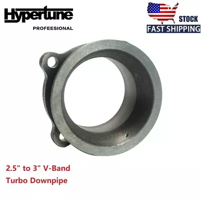 $28.75 • Buy 2.5'' 4 Bolt To 3'' V-Band Turbo Downpipe Exhaust Flange Adapter Conversion