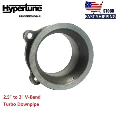 2.5'' 4 Bolt To 3'' V-Band Turbo Downpipe Exhaust Flange Adapter Conversion • $25.87