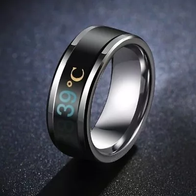 £2.48 • Buy Hot New Men And Women Magic Smart Mood Rings Temperature Measurement Ring UK