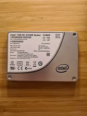 Genuine 120GB Intel® SSD DC S3500 Series 2.5  SATA 6Gb/s SSDSC2BB120G4 • £20