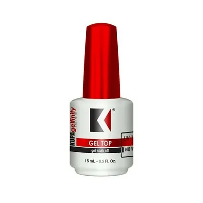 Kupa Gelfinity Gel TOP COAT No Wipe UV/LED Cure Soak Off .5oz NEW 2021! • $9.99