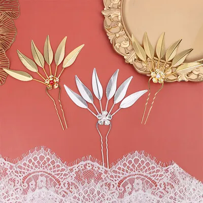 Thai Headdress Classical Retro Girl Hair Accessories Leaf Hairstyle Design Tool • £6.28