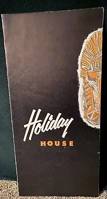 $24.99 • Buy Large Vintage Holiday House Restaurant Menu White Bear Lake Minnesota Tiki Theme