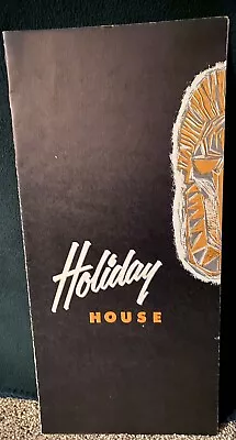 $24.99 • Buy Large Vintage Holiday House Restaurant Menu White Bear Lake Minnesota Tiki Theme