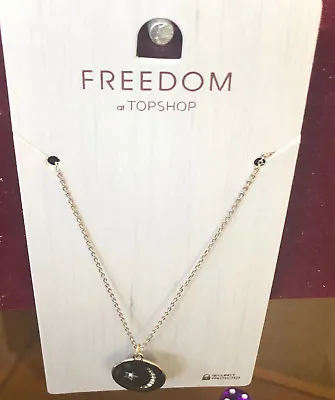 £7.83 • Buy Necklace Pretty Star Circle Dish Elegant TOPSHOP Freedom New Jewellery RRP £8.50