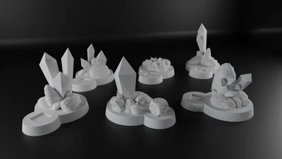 £3.79 • Buy Warhammer 40K, Resin Crystal Objective Markers | Includes Dice | Sigmar | AoS | 