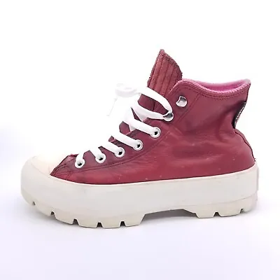 $41.99 • Buy Converse Chuck Taylor All Star Hi Lugged GoreTex Womens's 7.5 Shoes Red Platform