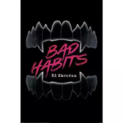 Ed Sheeran Bad Habits Poster TA8872 • £8.79