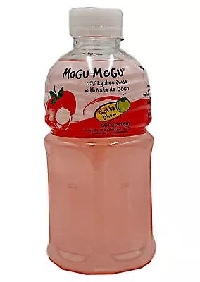 Mogu Mogu Lychee Juice With Nata De Coco 320mL • $9.50