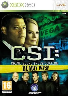 CSI: Deadly Intent (Xbox 360) PEGI 16+ Adventure Expertly Refurbished Product • £9.27