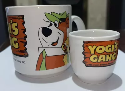 Yogi's Gang Mug And Egg Cup Hanna Barbera Productions 1989 • £7