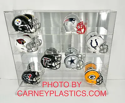 16 Mini Football Helmet Display Case • $124