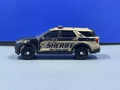 Custom 1/64 Greenlight Ford Explorer Mobile County Sheriff Alabama • $27