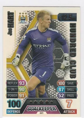 £4.99 • Buy Match Attax  2013/14 13/14 Joe Hart Hundred 100 Club