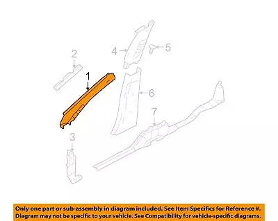 FORD OEM Interior-Wndshld Pillar Trim Right 5G1Z5403598AAB • $71.43