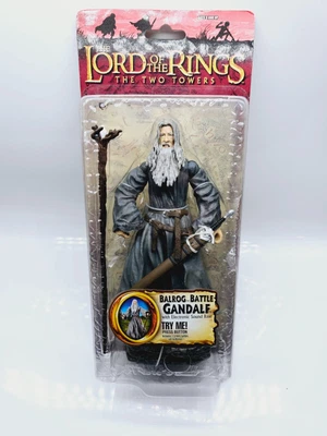 £20 • Buy Lord Of The Rings Gandalf Balrog Battle Sound Base Action Figures Toybiz