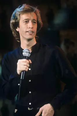 Robin Gibb Of Bee Gees In Bremen 1983 Old Music Photo 1 • $9