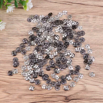 Magnetic Sew-on Snap Buttons 100pcs Metal Fasteners For Clothes Bags Crafts 10mm • £8.85