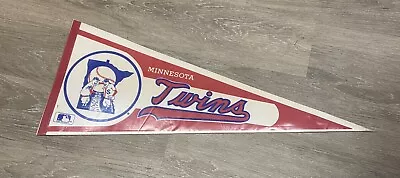 Vintage 1980s Minnesota Twins MLB Full Size Pennant No Pin Marks  • $9.99