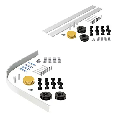 Shower Tray Riser Kit Easy Plumb Feet Legs For Shower Enclosure Square Rectangle • £65.99