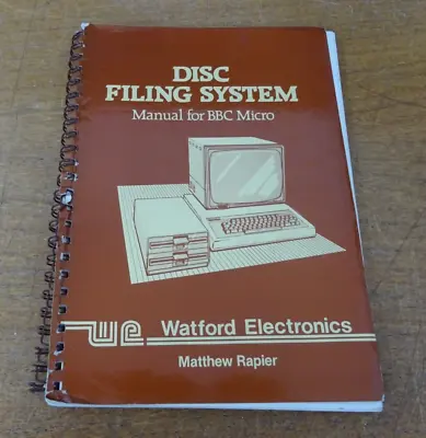 £3 • Buy Acorn BBC Micro - Watford Electronics Disk Filing System Manual - BBC Micro