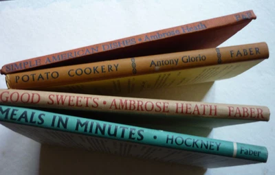 £24 • Buy Ambrose Heath Good Sweets,  Simple American Dishes + 4 Other Faber Cookery Books