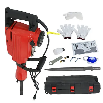 2200W Demolition Jack Hammer Electric Concrete Breaker Punch 2 Chise 2 Punch • $116.99