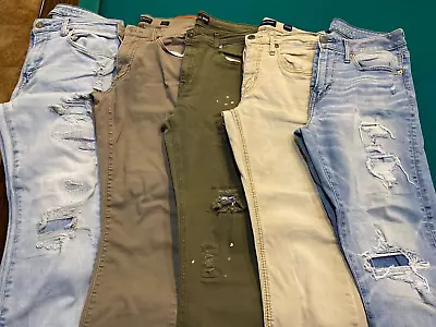 American Eagle Lucky BKE Seven Men's Jeans Lot Of 7 30x32 31x32 32x30 30x30 • $99.99