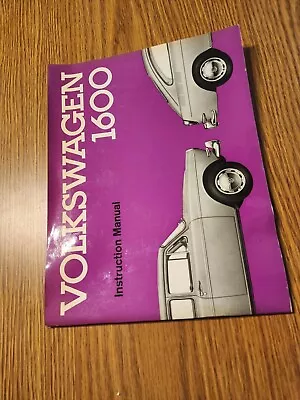 1966 Volkswagen 1500S Manual From 1/66 • $29.99