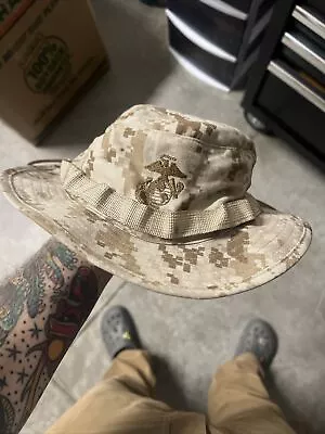USMC MARPAT Digital Desert Boonie Cover - Marine Corps Boonie Hat XL New No Tags • $28
