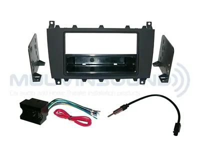 MERCEDES BENZ C Class 2005-2007 Radio Dash Kit Combo SD + Harness + Ant MB12 • $41.99