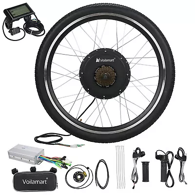 1000W 26''Electric Bicycle Motor Conversion Kit Rear Wheel LCD Ebike Cycling • $192.99