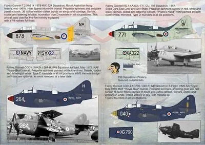 Print Scale 72069 1:72 Fairey Gannet • £18.89